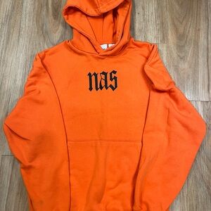 Nas Orange Men's Hoodie